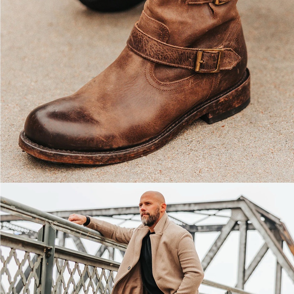 Freebird Distressed Brown Leather Boots